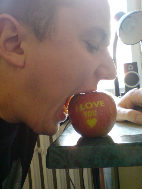 Micha Rude Apple Reddest apple by Krause-Krause on DeviantArt