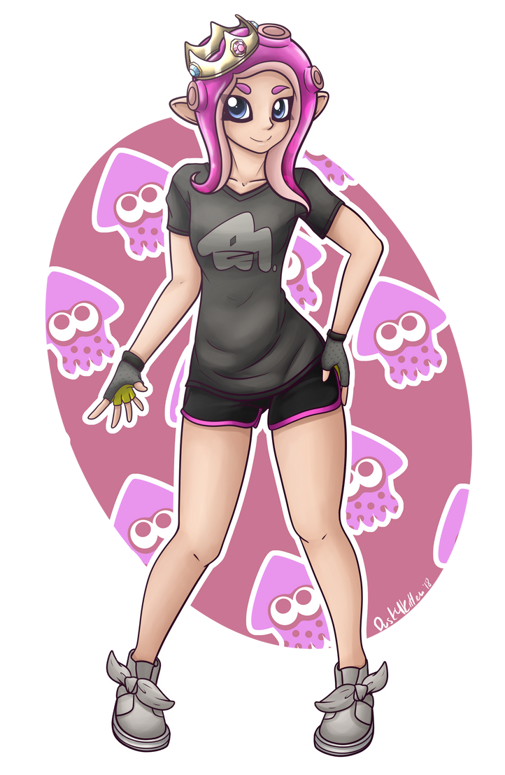 Octoling Commission by redpandahime on DeviantArt