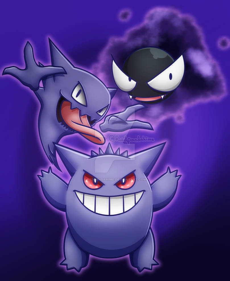 Ghost pokemon by redpandahime on DeviantArt