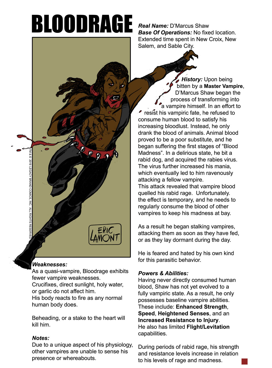 Blood Riot Character Bloodrage -character bio by LegacyHeroComics on DeviantArt