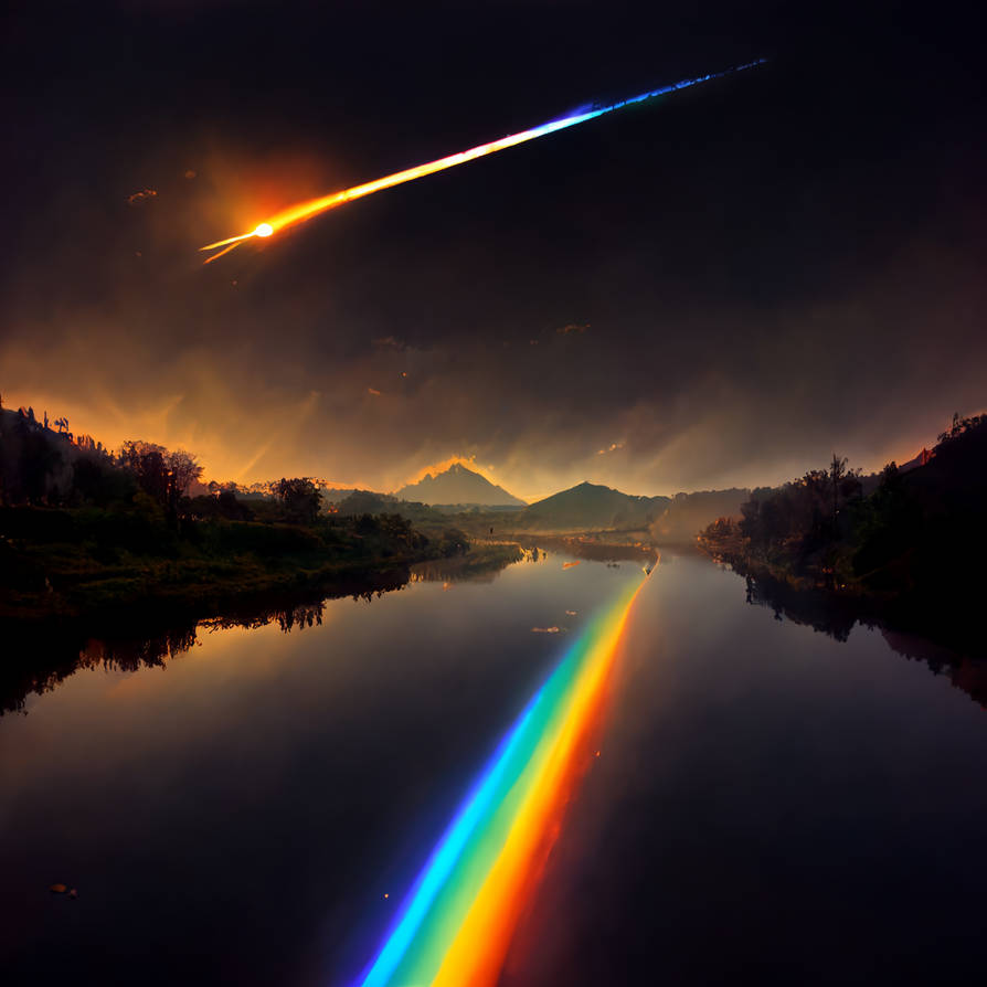 Meteor Crystal Riuver Rainbow River Meteorite by Auroraboria on DeviantArt