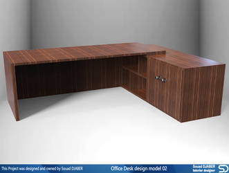 Office Desk design model created by Souad Djaber