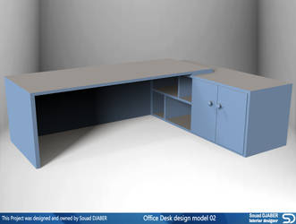 Office Desk design model created by Souad Djaber