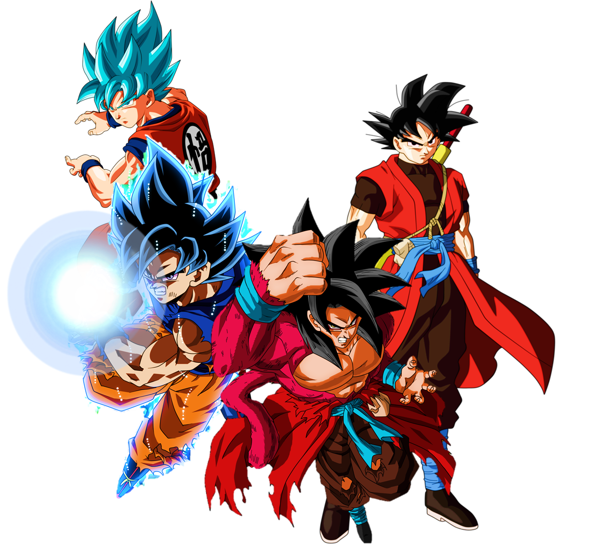 Goku Super Saiyan The Adaptations by LoudCasaFanRico on DeviantArt