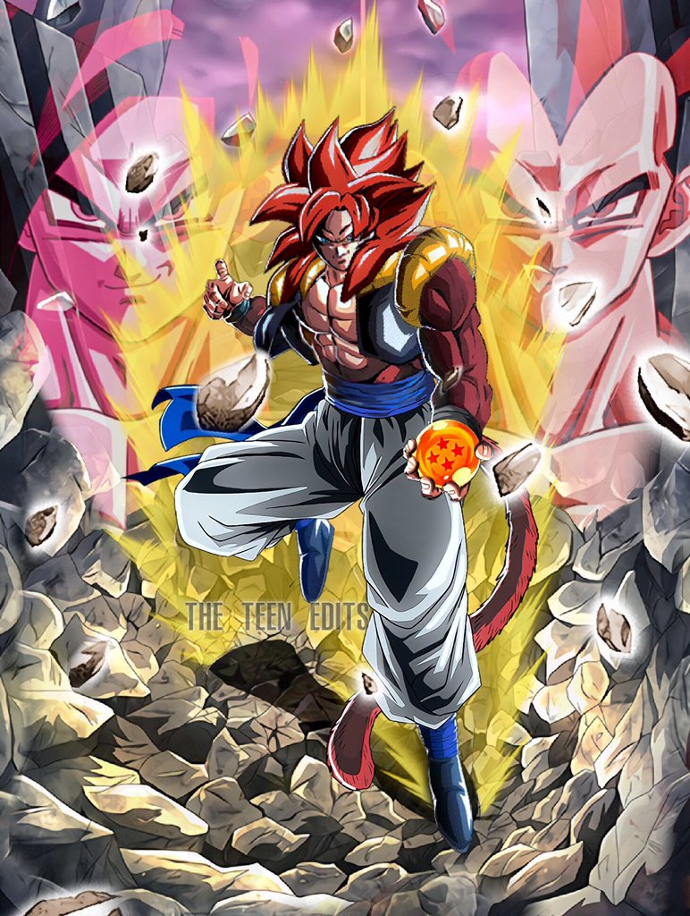 LR ssj4 gogeta wallpaper : r/DBZDokkanBattle