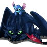 Toothless and Stitch