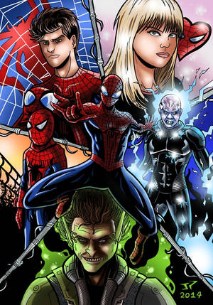 The Amazing Spiderman 2 illustration by JonathanPiccini-JP The Amazing Spiderman 2 illustration by JonathanPiccini-JP