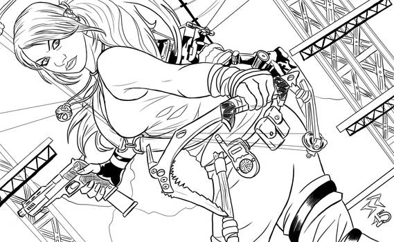 Tomb Raider Lineart