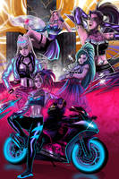 Kda More illustration poster