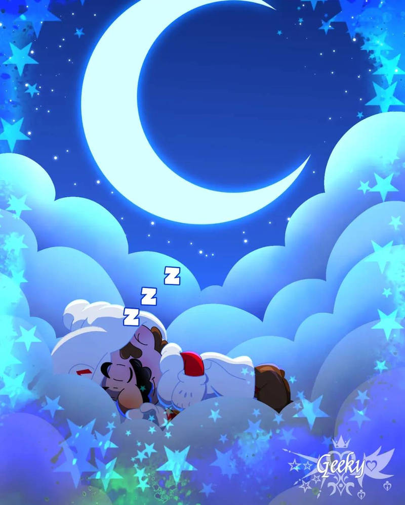 Good night (REMAKE) by LadyGeekyMario on DeviantArt