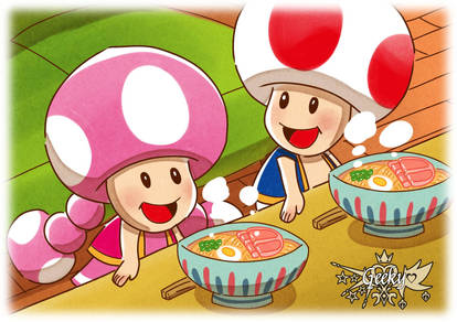 Super Mario and Ghibli's food 3