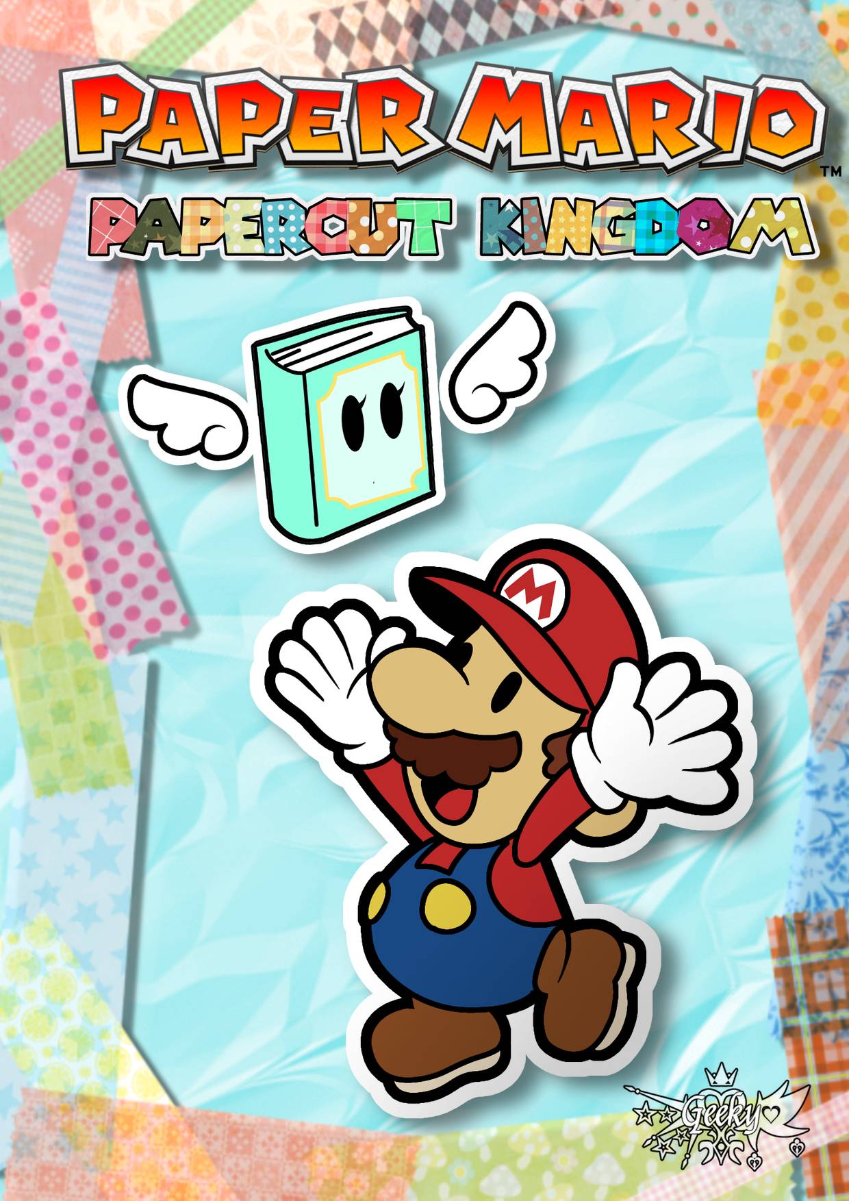 Papercut Deviantart Paper Mario Papercut Kingdom by LadyGeekyMario on DeviantArt