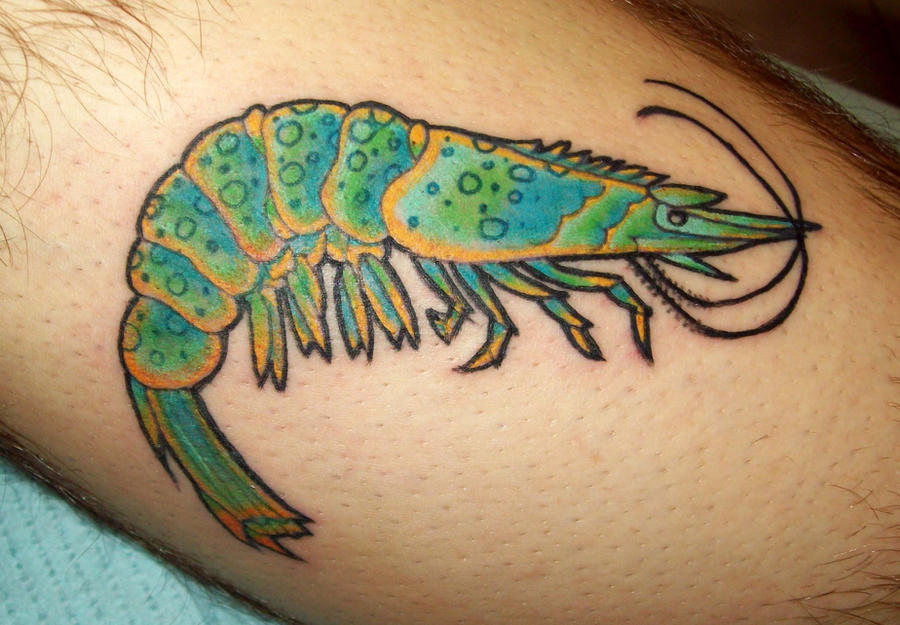 Traditional Japanese Shrimp Tattoo - wide 5