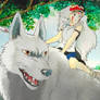 Princess Mononoke - Ghibli Painting