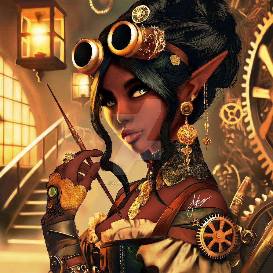 Clockwork Steampunk Elf by itzfahimhasan on DeviantArt