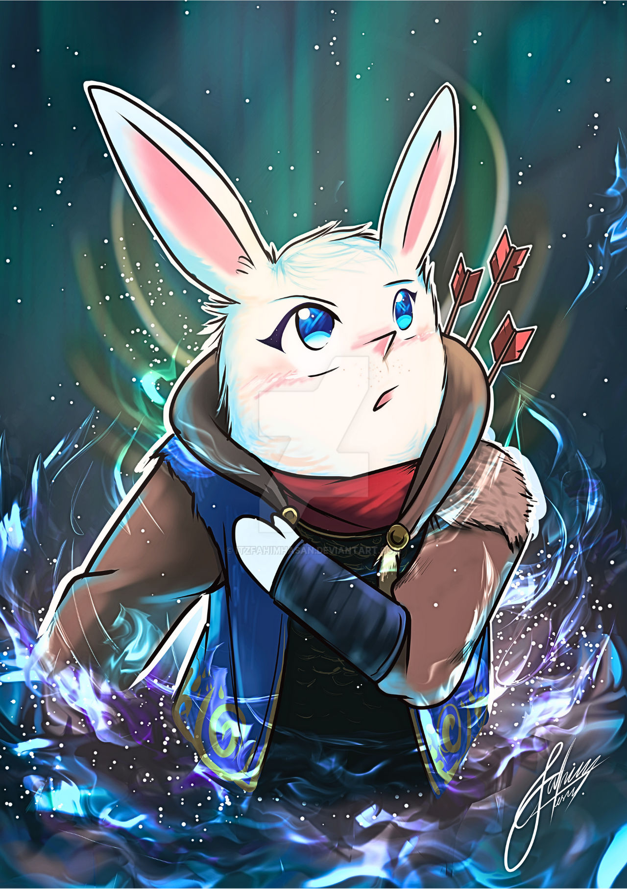Team Anthro - The Rabbit by itzfahimhasan on DeviantArt