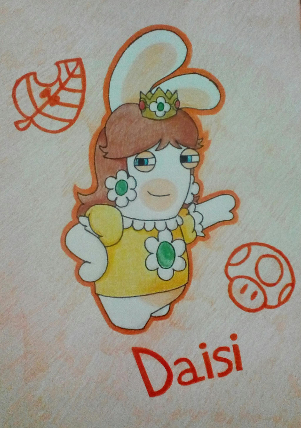 Rabbid Daisy by LuRabbid on DeviantArt