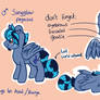 Quick Pony OC reference: Song Glow