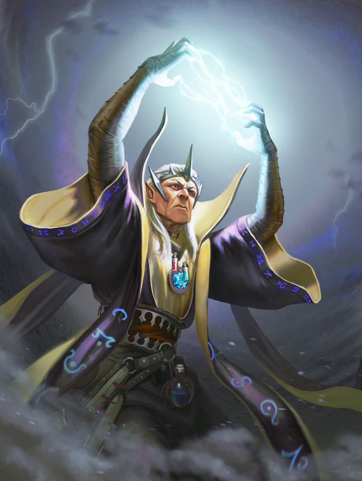 Storm Magic User Storm Mage by Lothrean on DeviantArt