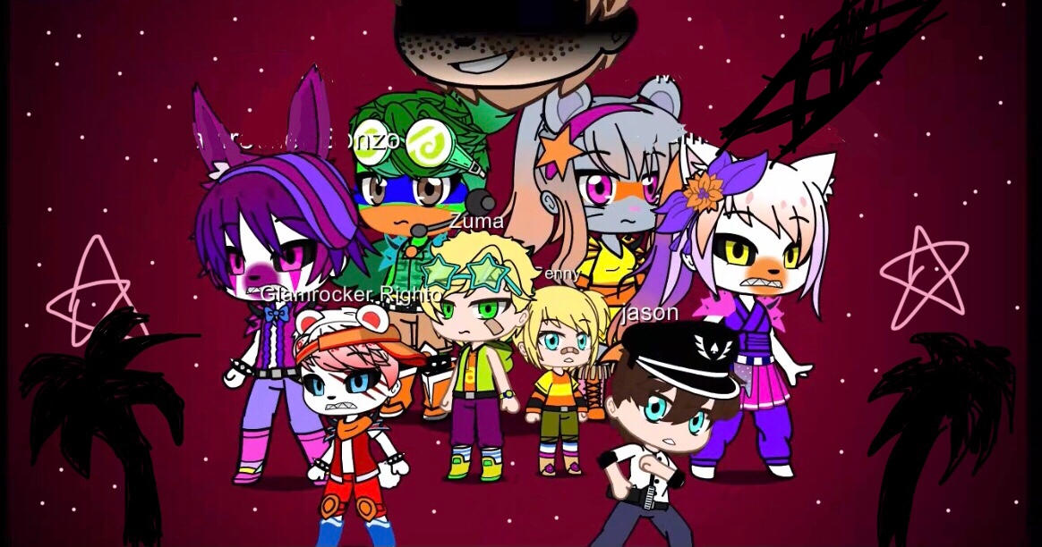 Security breach Poster but with my ocs by GlamrockPandy on DeviantArt