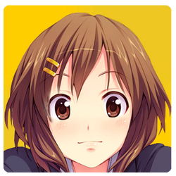 Yui's blinking eyes