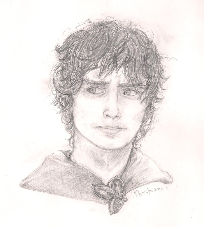 Frodo Deviantart Draw Frodo Baggins Drawing