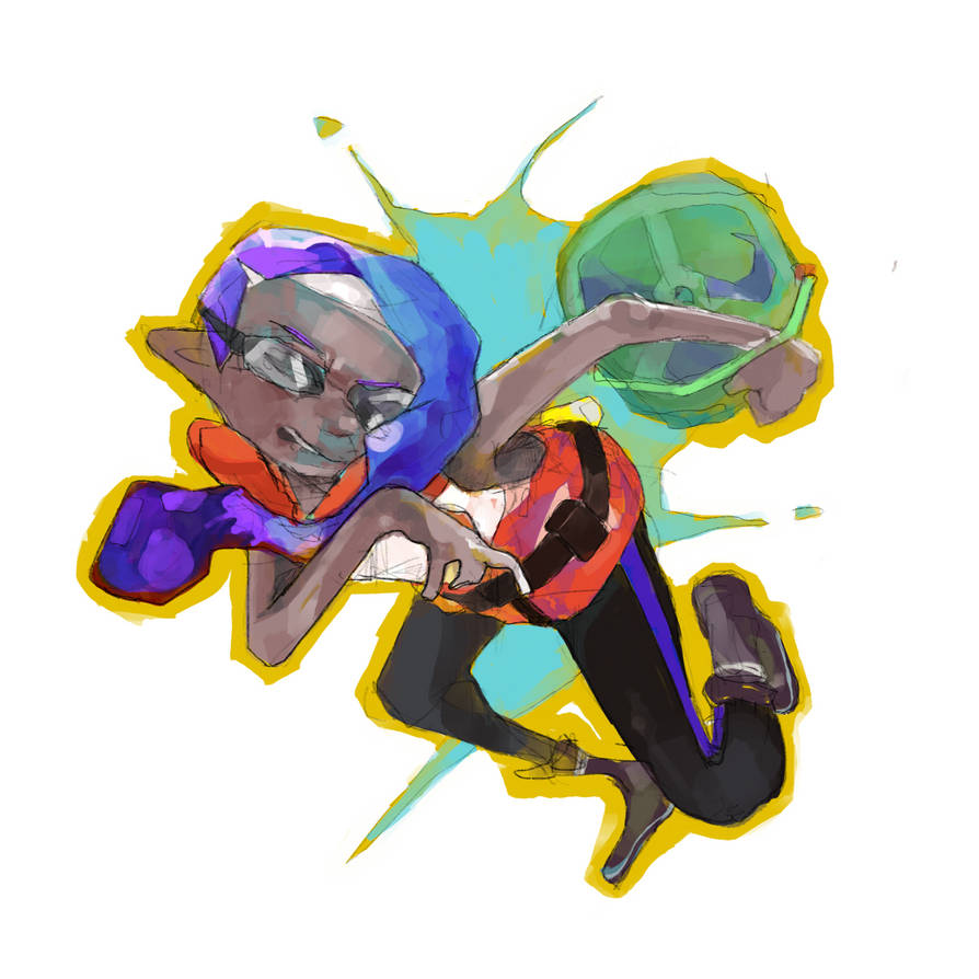 Splatoon Tri Slosher Nouveau by Picko315 on DeviantArt