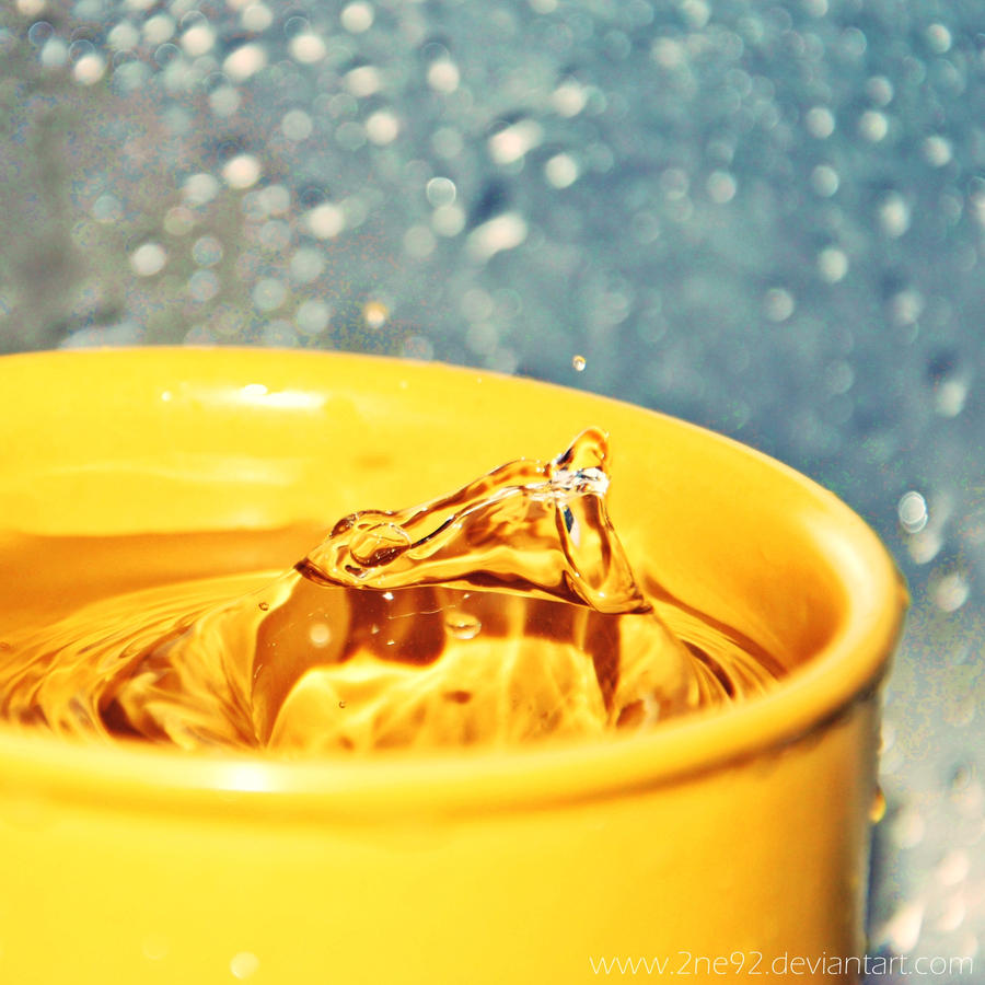 A cup of honey.