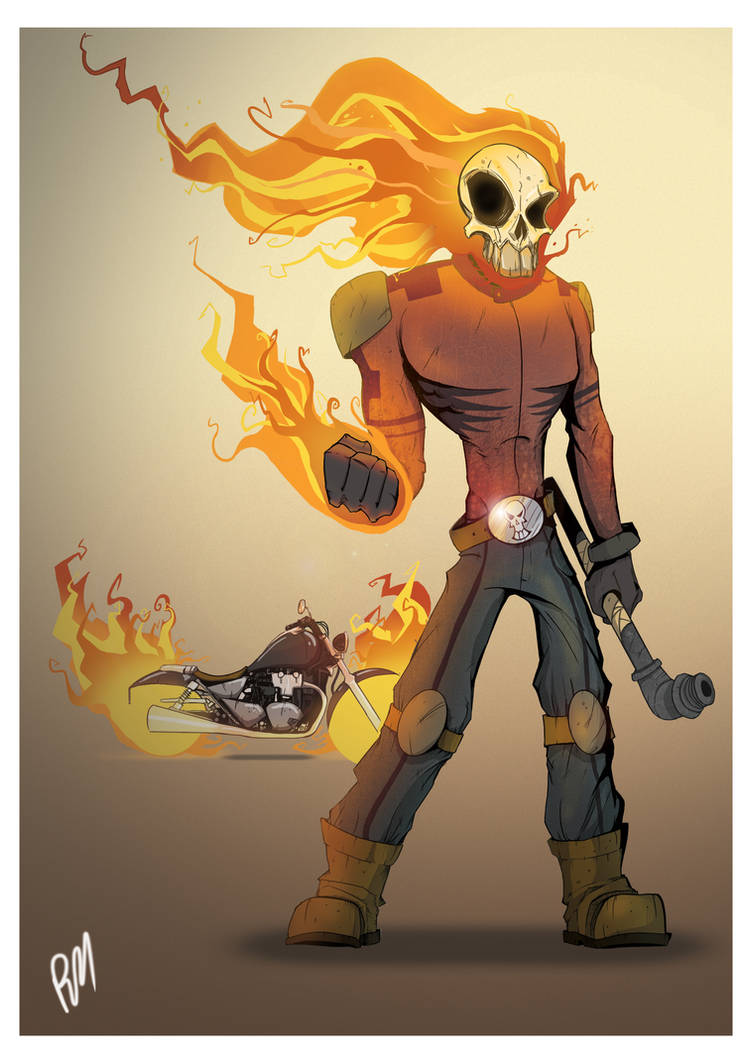 Ghost rider remake by RedUnitInk on DeviantArt