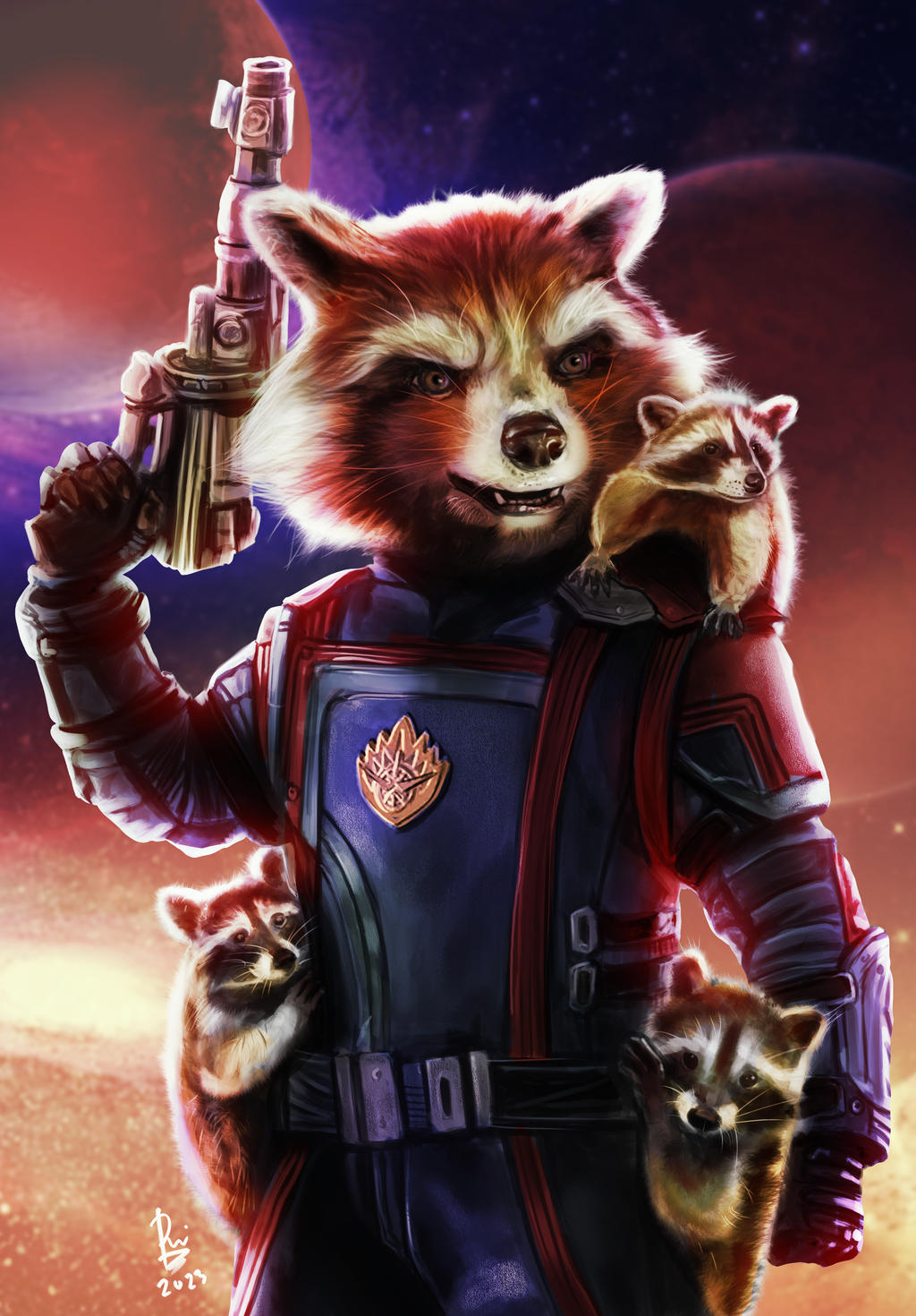 Rocket Racoon Blink Rocket Racoon by RedUnitInk on DeviantArt