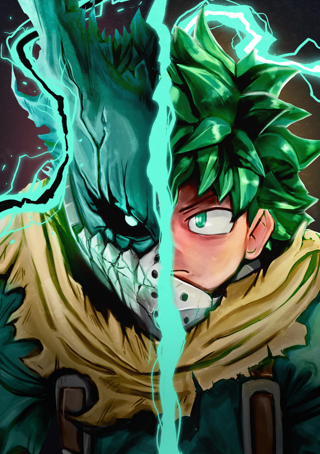 Deku x Dark Deku by RedUnitInk on DeviantArt
