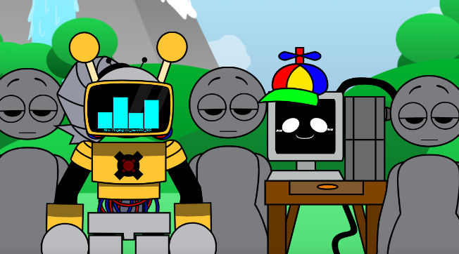 Fun Bot Computer fun bot and Mr fun computer by computerwilliam847 on DeviantArt