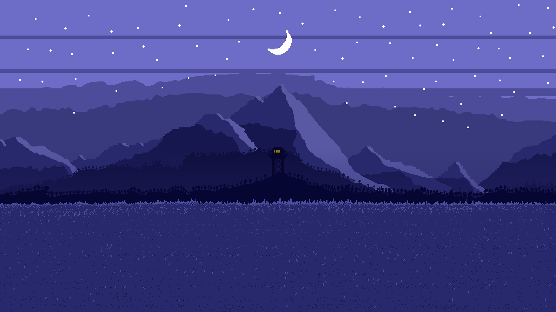 Pixel Deviantart Pixel Art Night Landscape by Chelaphynx on DeviantArt