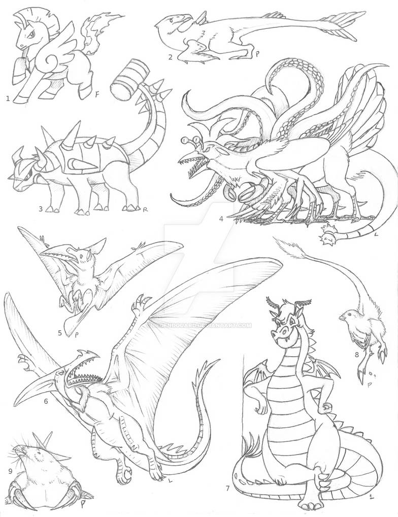 Creature Compilation Round 3 by legendguard on DeviantArt