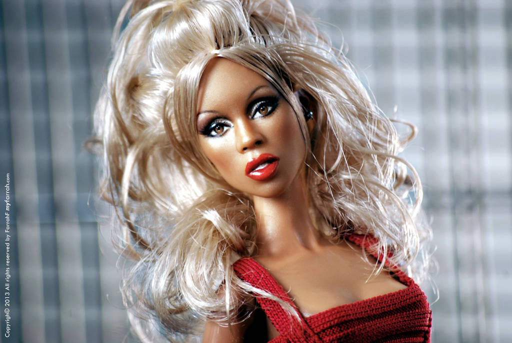 RuPaul models Herve Leger by Max Azria #2 by farrahlfawcett