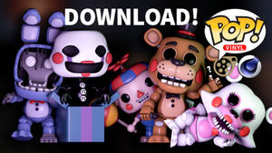 Fnaf 2 Funko POP! C4D + sfm? Download. by MimiThePanda