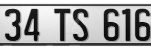 License Plate PSD Template
