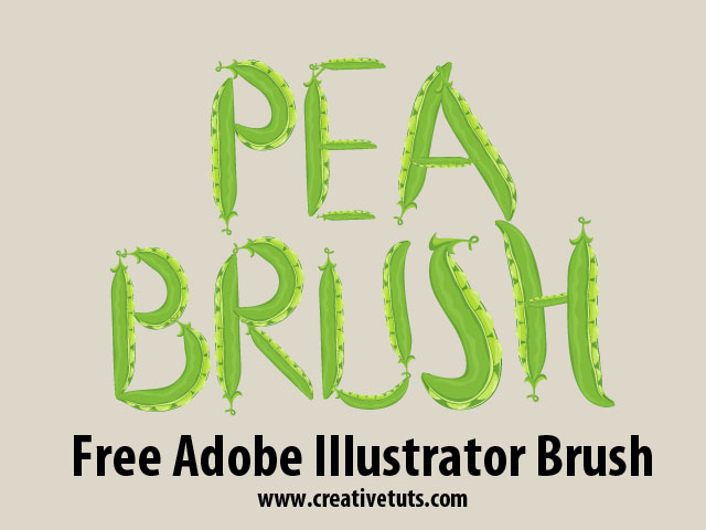 Green Peas Illustrator Brush