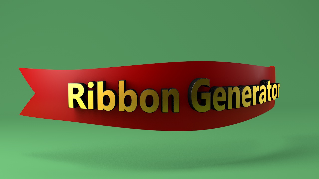 Ribbon Generator - Xpresso Setup v1.0 for C4D