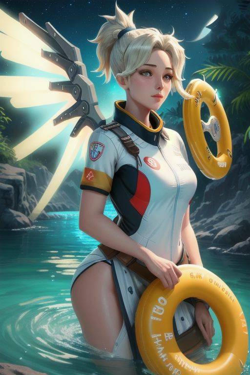 Lifeguard Meg Deviantart Lifeguard mercy 29 by DRACCC0 on DeviantArt
