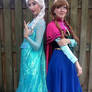 Elsa and Anna Cosplay