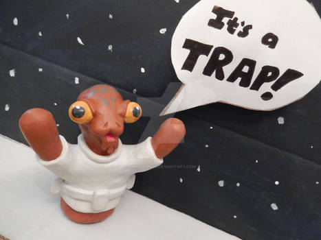 Chibi Admiral Ackbar Sculpture