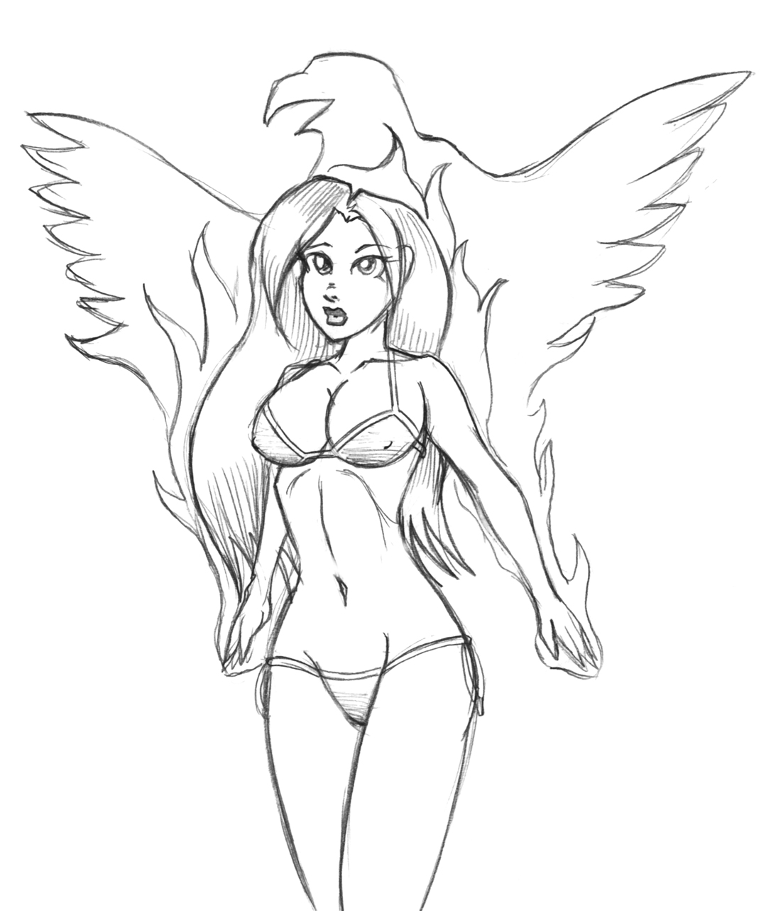 Bikini Phoenix - Pencils 04