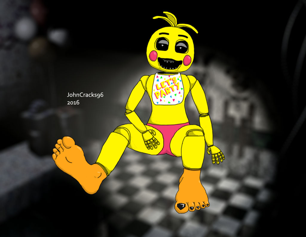 Toy Chica's feet.
