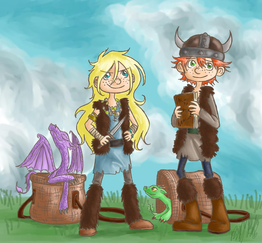 Httyd Member HtTYD-The Four Friends by Cloudghost on DeviantArt