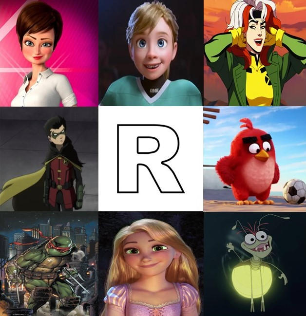 My favourite characters with R by GokuSS7 on DeviantArt