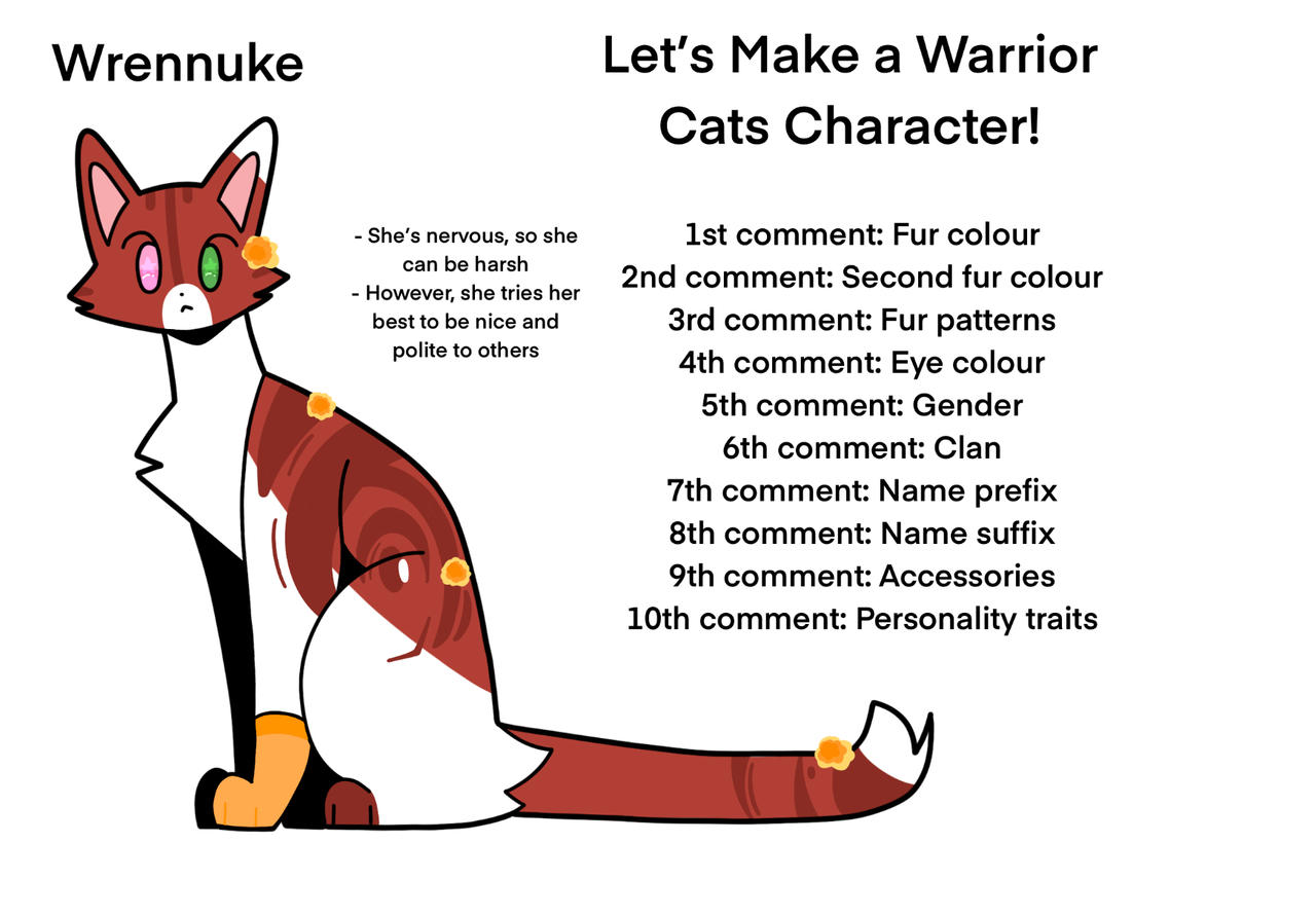 Warrior Cat Names for Charicters/to Draw