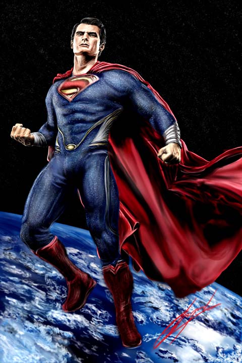 Superman: The Man Of Steel (2009) Poster by AlexTheTetrisFan on DeviantArt