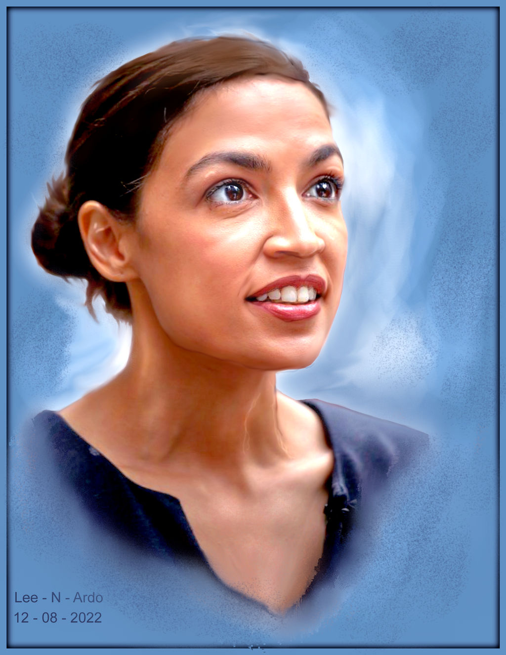 Alexandria Ocasio-Cortez AOC by lee101 on DeviantArt