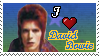 I Heart David Bowie Stamp